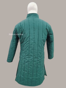 Gambesón Medieval Hecho a Mano, Abrigo Largo con Mangas Completas, Chaqueta Acolchada de Algodón, Armadura de Caballero para Recreación Histórica - Product Image 6