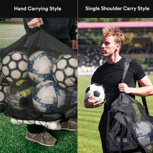 Sac à dos de football léger et écologique, unisexe, avec bretelles confortables, grand espace de rangement, en polyester - Product Image 3