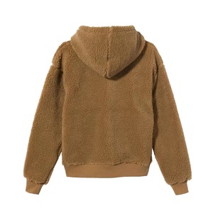 <b>Men</b> Sherpa <b>Fleece</b> Hooded <b>Jacket</b> Zip Up Sherpa <b>Lined</b> Hoodie Warm Winter Casual Outerwear - Product Image 2