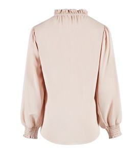 Vente Chaude Vêtements Islamiques Blouses Élégantes Coréennes Vintage pour Femmes Col à Volants en Dentelle Manches Longues Taille Naturelle Haut pour Femme - Product Image 2