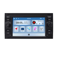 2 Din Android 14 Car Multimedia NO DVD Player pour Ford Focus 2 Ford Fiesta Mondeo 4 C-Max S-Max FusionTransit Kuga Radio Stereo