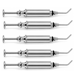 Nueva Jeringa Dental Manual de Acero Inoxidable de Primera Calidad, Certificada CE Clase I, Instrumentos Quirúrgicos Dentales - Product Image 1
