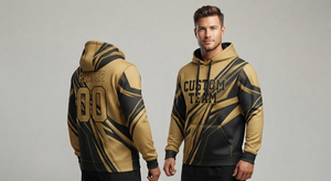 Unisex Sublimation Team <b>Hoodie</b> Custom Printed Sports Sweatshirt with Personalized Player <b>Name</b> Number and Team Logo 420g XS - Product Image 4