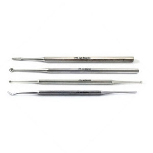 Kit de 4 outils de podologie pour ongles incarnés, avec rehausseur d'ongles, lime à ongles, curette, instruments de pédicure et manucure pour le soin des pieds et le nettoyage des ongles - Product Image 3