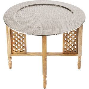 Mesa Decorativa Moderna de Diseño Creativo, de Metal de Lujo, para el Hogar, Hotel, Sala de Estar, Estilo Marroquí, Hecha en India - Product Image 4