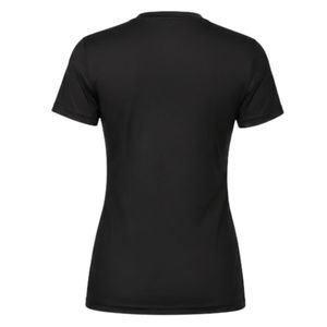 Black High Performance T Shirt Women <b>Athletic</b> Casual Short Sleeve Sports Top Fashion Apparel Comfortable Everyday Wear Clothing - Product Image 2