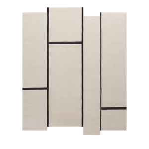 Alfombra de Lana de Lujo Personalizada, Hecha a Mano, de Pelo Alto, Diseño Moderno para Sala de Estar - Product Image 2