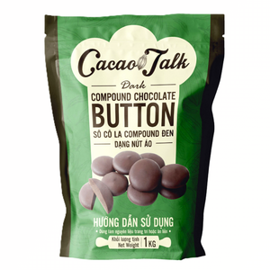 Wholesale Excellent Quality Global Shipping Compound <b>Chocolate</b> HALAL OEM/ODM Dark <b>Chocolate</b> Button Cocoa 1KG Biscuits Cookie Hot - Product Image 1