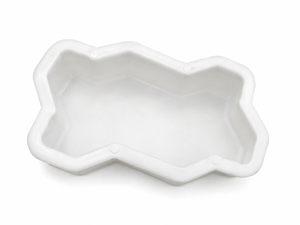 Moule en plastique PP directement de l'usine pour pavés en béton texturés en zigzag - Product Image 1