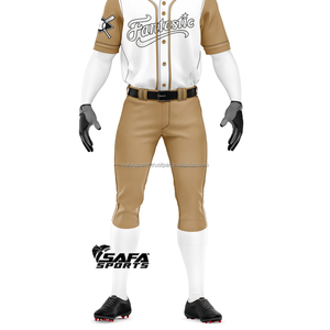 Maillot de baseball vierge de haute qualité Maillot de baseball personnalisé Maillot de baseball pour hommes - Product Image 2
