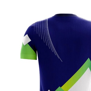 Camiseta de Fútbol Sublimada Personalizada Unisex Blanca de Manga Corta con Cuello Redondo, Absorbente de Humedad, Impresión con Nombre del Equipo, para Adultos, Todas las Temporadas - Product Image 5