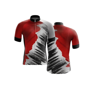 Maillot de Ciclismo Profesional de Secado Rápido para Hombre con Cremallera YKK Completa, Poliéster y Spandex, Capa Base de Compresión, Ajuste Reflectante para Ciclismo de Carretera - Product Image 2
