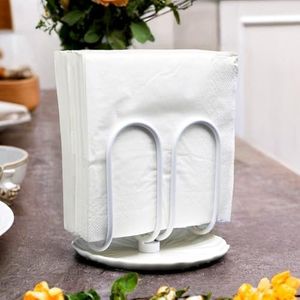 Contemporary Metal Napkin Holder Designed For Elegant <b>Dining</b> <b>Table</b> Organization And Stylish Kitchen Accessories Display - Product Image 6