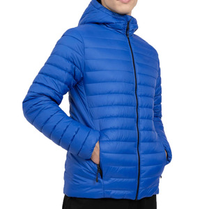 Men Hooded <b>Packable</b> <b>Jacket</b> Lightweight Quilted Puffer Insulated Winter Coat Outerwear Plus Size Bubble - Product Image 2