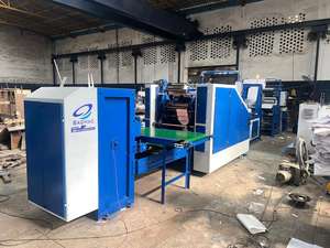 BAGMAC Online Automatic Roll <b>Feeding</b> Square Bottom Paper Bag Making Machinery New Condition Double-Color Printed PLC Engine - Product Image 2