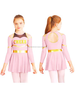 Uniforme de porristas de poliéster para niños con impresión por transferencia térmica, diseño personalizado. - Product Image 2