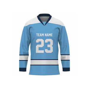 Camisetas de Hockey sobre Hielo Personalizadas con Logotipo, Uniformes de Hockey sobre Hielo Transpirables con Bordado y Sublimación - Product Image 1