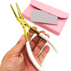 Stainless Steel Hair <b>Extension</b> <b>Beads</b> Remover Pliers Tool for Easy Opener/Closer of Hair <b>Extensions</b> Hair Styling Salon Use - Product Image 3