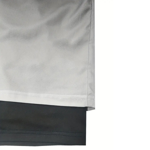 OEM Sports Quick-Dry <b>Short</b>-Sleeve Knit Top A 2-In-1 Double-Layer <b>Compression</b> T-Shirt And <b>Shorts</b> Set BY AMAZING INDUSTRIES - Product Image 3