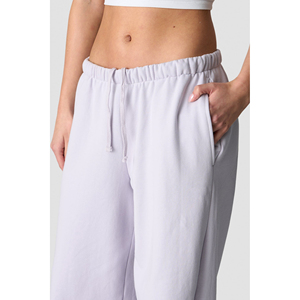 Pantalones anchos de chándal grueso para mujer, de forro polar cepillado, estilo urbano relajado, proveedor de logotipo personalizado, marca privada - Product Image 6