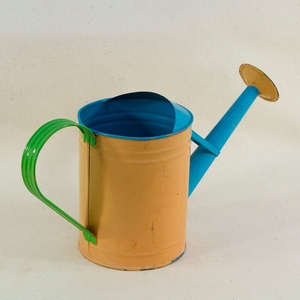 Arrosoir en métal de qualité supérieure conçu pour les plantes de balcon et de jardin, avec long bec verseur, poignée ergonomique et versement efficace. - Product Image 1