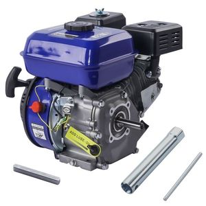 212cc 4 Stroke OHV 7HP Electric Start Gas Engine Horizontal Water Pump-Machinery Engines - Product Image 4