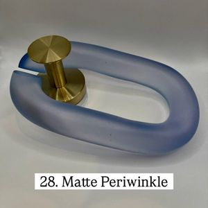 Collar de Cadena de Resina Acrílica Hecho a Mano para Mujer, Gargantilla de Cadena de Eslabones Exagerados, Estilo Moderno para Negocios/Navidad/Fiestas - Product Image 2