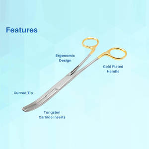 Removedor de corona temporal Fórceps curvos grandes Pinzas de pinza de corona dental de acero inoxidable Instrumento médico de carburo de tungsteno - Product Image 4