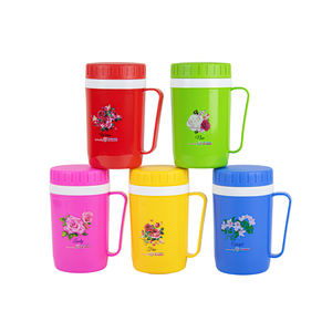 Taza de Café al Vacío, Taza Térmica de Plástico con Tapa Antiderrames, Portátil y Duradera para Uso Deportivo - Product Image 1