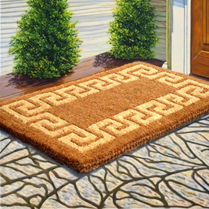 Tapis en caoutchouc pour pêcheurs - Design traditionnel décoratif, forme rectangulaire, motif naturel, haute qualité, multifonctionnel, pour intérieur - Product Image 1