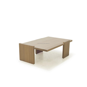 Mesa de Centro Fairfax Curve de Lujo, Mesa de Centro Fairfax Moderna Esculpida, Mesa de Centro Fairfax Premium de Roble - Product Image 2