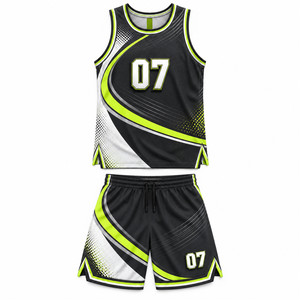 Ensemble de maillot et short de basket-ball personnalisés, uniforme de basket-ball sublimé pour les jeunes et les adultes, vente en gros - Product Image 5
