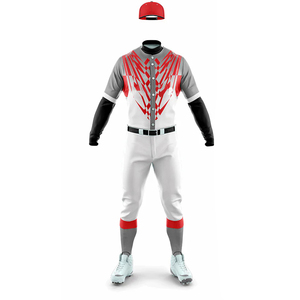 Diseña tu propio uniforme de béisbol para equipo, uniforme de béisbol de secado rápido y transpirable para adultos. - Product Image 5