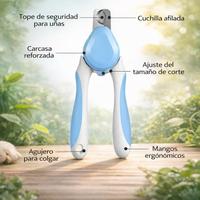 Coupe-ongles professionnel classique en plastique YOMMY avec arrêt de sécurité et ressort ergonomique pour le toilettage des chats
