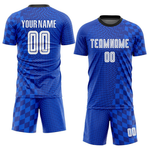 ชุดยูนิฟอร์มฟุตบอลพิมพ์โลโก้ตามสั่ง แขนสั้น ชุดฝึกซ้อมทีม เสื้อฟุตบอลครบชุด น้ำหนักเบา ระบายอากาศได้ดี มีจำหน่ายแล้ว - Product Image 1