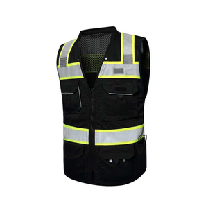 Gilet de sécurité personnalisé pour hommes, léger, haute visibilité, réfléchissant, gilet de sécurité premium, vêtements de travail, gilet de sécurité, fournisseur OEM - Product Image 1