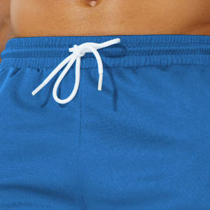 Sports Wear Men Casual <b>Canvas</b> <b>Football</b> Shorts Eco-Friendly Solid Front Logo Quick Dry Breathable Mid Waist Drawstring Closure - Product Image 2