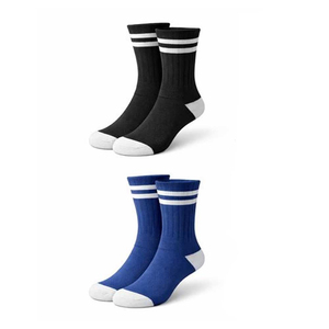 Calcetines de Algodón de Color Sólido para Otoño, al por Mayor, de Alta Calidad, Secado Rápido, Transpirables, para Hombre, Talla Adulto, OEM ODM - Product Image 3
