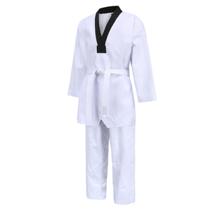 New Arrival Men's Karate Training Uniform High Quality Taekwondo Suit Stretch Breathable Hot Selling <b>Cheap</b> Martial Arts Wear - Product Image 5