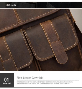 Wholesale Price High Quality Genuine Leather Handmade Eco-friendly Durable Lady Portable Crossbody <b>Messenger</b> <b>Bag</b> - Product Image 4