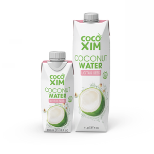 Agua de Coco Cocoxim con Sabor a Semilla de Loto, 1L, Bebida Tropical Natural, Precio Competitivo, Venta al Por Mayor, Exportación - Product Image 2