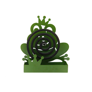 Cactus Shape Metal Coil Incense Holder <b>Green</b> Aromatherapy Diffuser All Season Use Coil Burner Handmade On Sale - Product Image 2