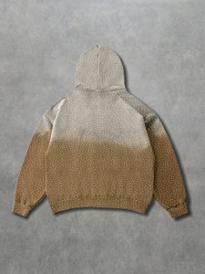 Rhinestone Gradient 100% Cotton Fleece Men's Hoodies Oversized Pullover Breathable Soft Casual sweatshirt Streetwear Autumn Wear - Product Image 2