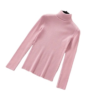 เสื้อสเวตเตอร์ถักคอเต่าสำหรับผู้หญิงใหม่ฤดูหนาวเสื้อจั๊มเปอร์คอโปโลนุ่มลำลองทรงเข้ารูปแฟชั่นเสื้อสวมหัวยืดหยุ่นแบบมีปก - Product Image 4