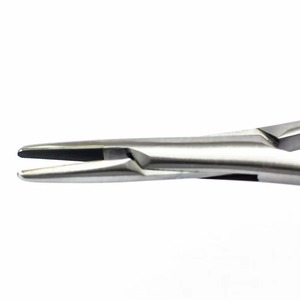 Portaagujas Mathieu de Acero Quirúrgico, Manual, T.C. Dorado, 200 mm, 20-422-200, Herramienta de Sutura de Precisión, Certificado CE, Hermann - Product Image 6