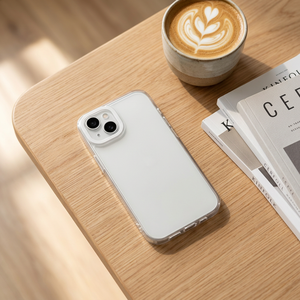 Clear smart phone Case with Dual <b>Camera</b> Cutout in White Rigid Box Packaging mobile phone case - Product Image 2