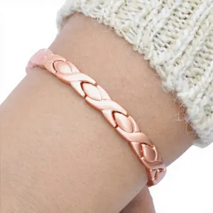 Traditional Ayurvedic Linked Solid Copper Health Bracelet Exquisite Design Fashion Jewelry <b>Accessory</b> - Product Image 1