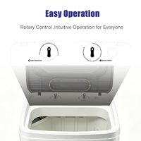 7KG China Manufacturer Single Tub Top Loading Semi Automatic Washing Machine Integrated Washbasin Hotel