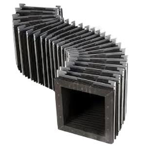 Cubierta de fuelle telescópico de tela de PVC, protector de núcleo, componente de motor para producto de fuelle - Product Image 1