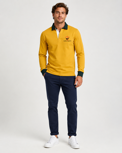 Camiseta Deportiva de Rugby sin Mangas Personalizada Premium, Transpirable, 100% Poliéster, Antibacteriana, Cuello en V, Unisex, para Equipos Deportivos - Product Image 4